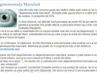 Carotenoid Complex pentru degenerescenta maculara