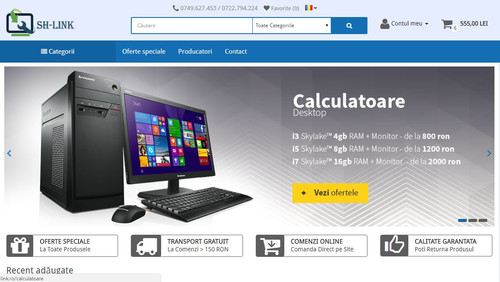 Calculatoare si Laptopuri Second Hand cu Garantie